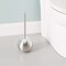 Home Basics HideAway Toilet Brush with Round Stainless Steel Hygienic Holder, Silver TB41169 - alternate 2